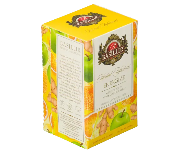 Basilur Herbal Infusions Energize urtete 20 breve lime