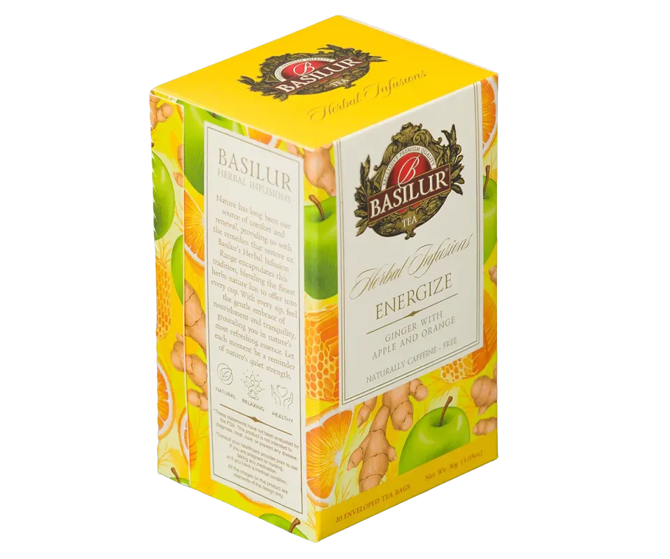 Basilur Herbal Infusions Energize urtete 20 breve lime
