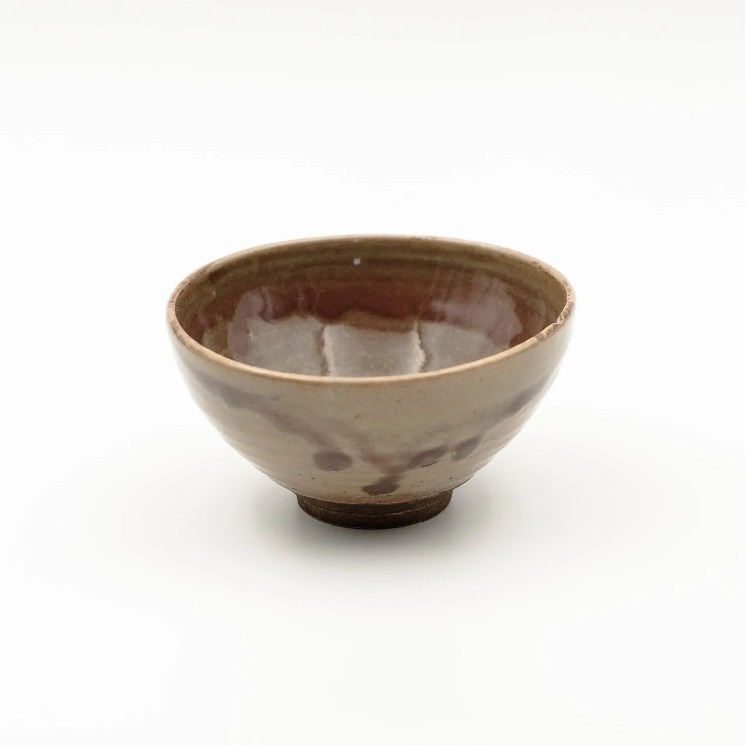 Tyst Te Chawan vintage matcha skål kobberrød