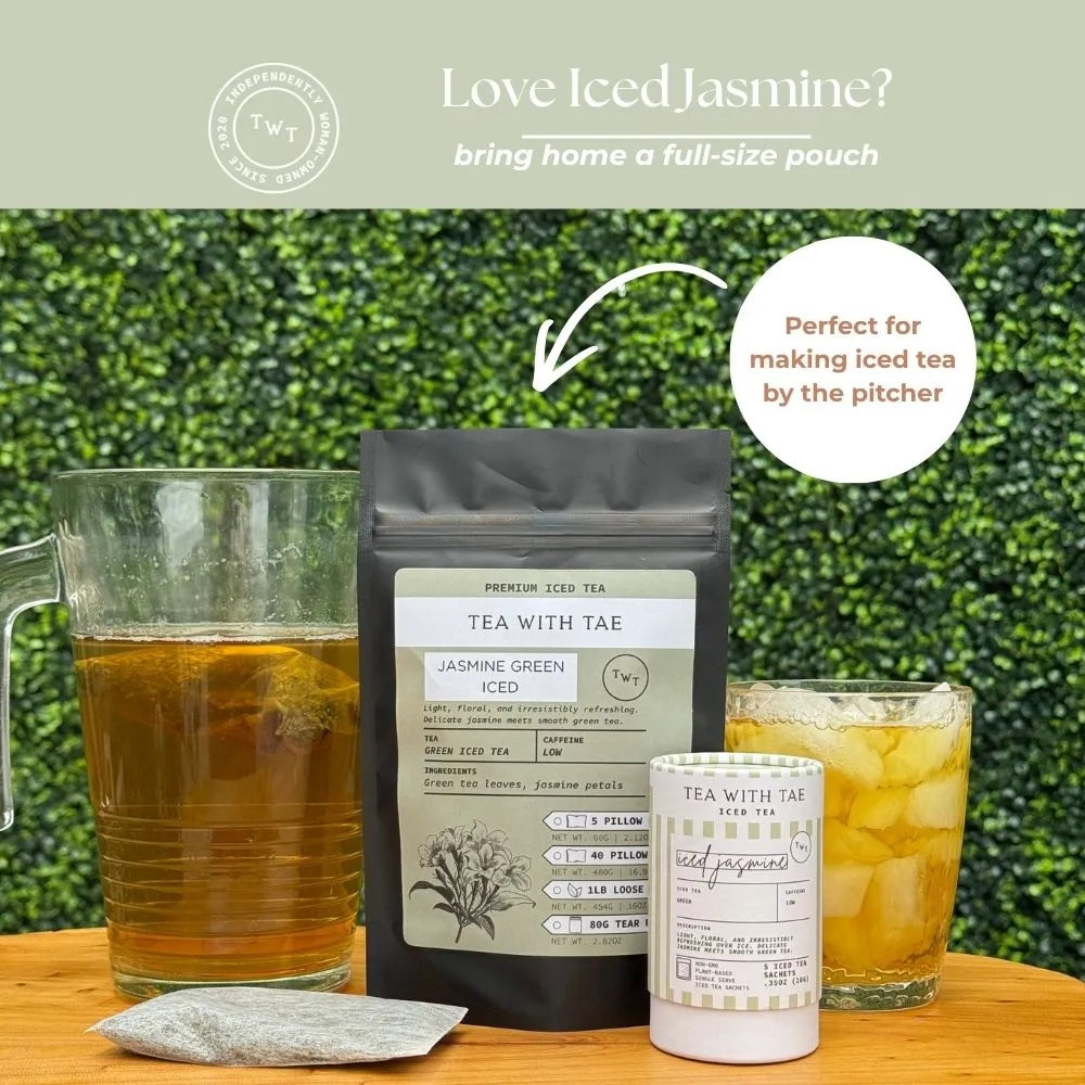Tea with Tae Jasmin Grøn iste 5 breve mild