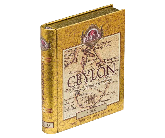 Basilur Island of Tea Gold Tea Book sort te Ceylon