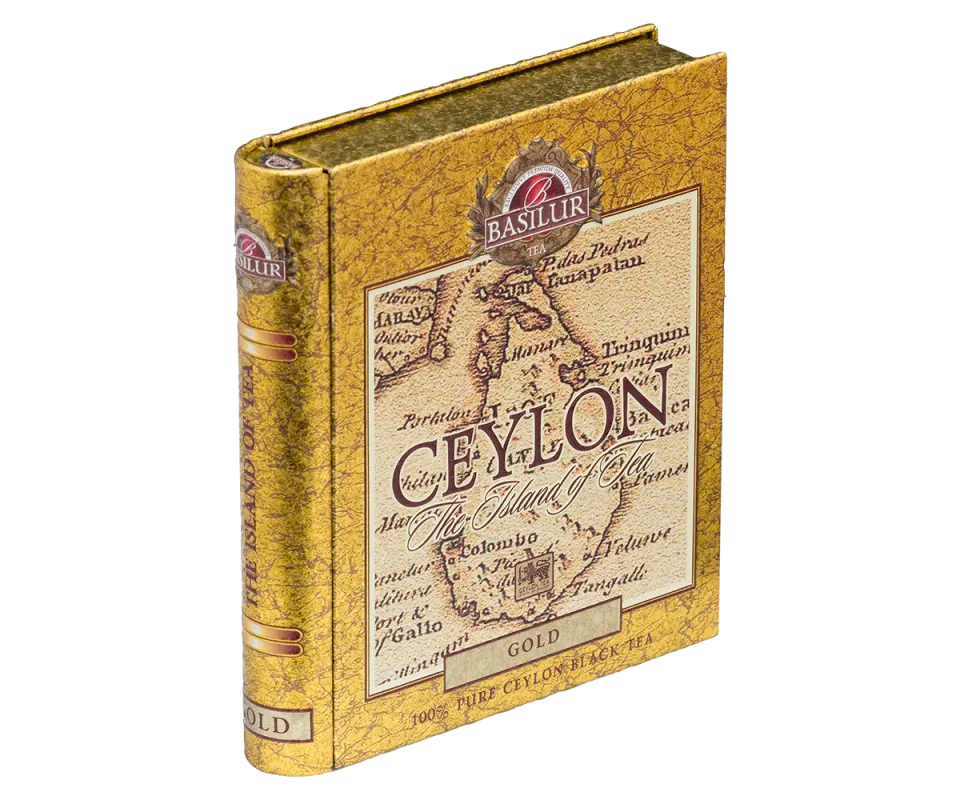 Basilur Island of Tea Gold Tea Book sort te Ceylon