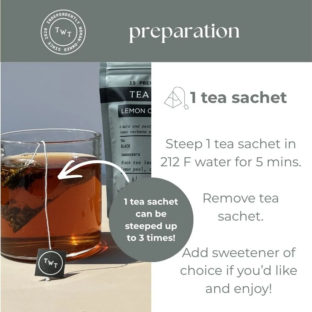 Tea with Tae Lemon Crème sort te 30 breve citron