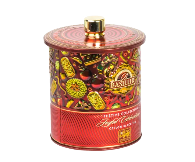 Basilur Festival Joyful Celebration sort te 75g appelsin