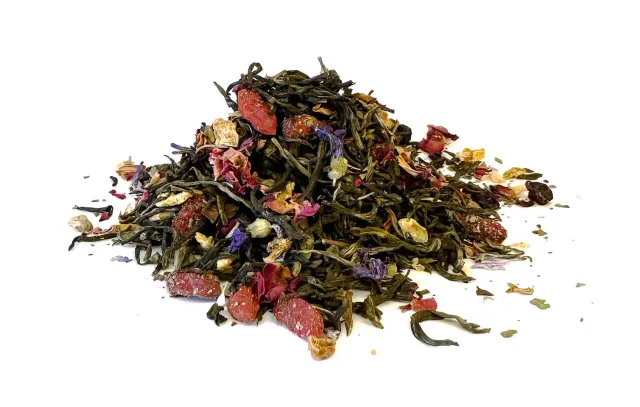 Nordic Tea Hindbær Gojibær hvid te 50 g bær