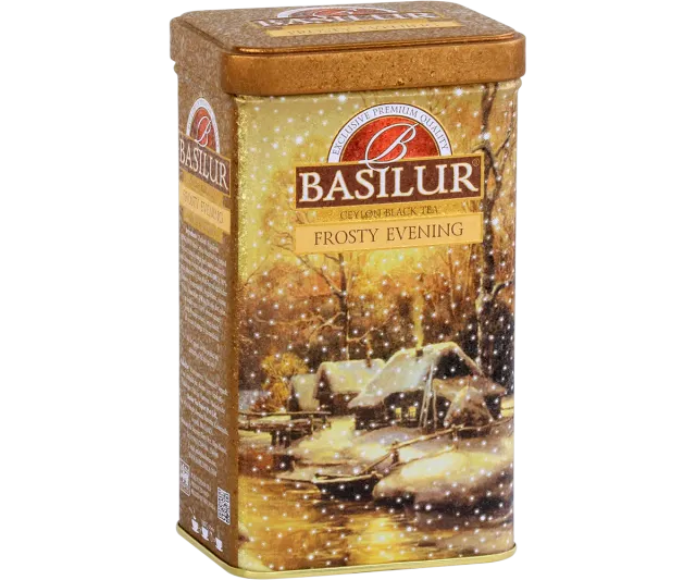 Basilur Frosty Evening sort te 85g vinter
