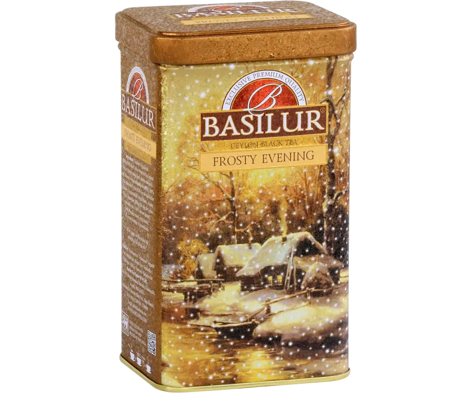 Basilur Frosty Evening sort te 85g vinter