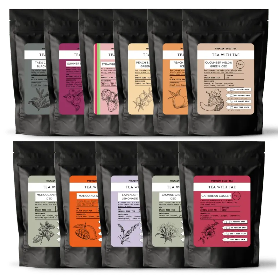 Tea with Tae Classic Black iste løs te 85g kraftig