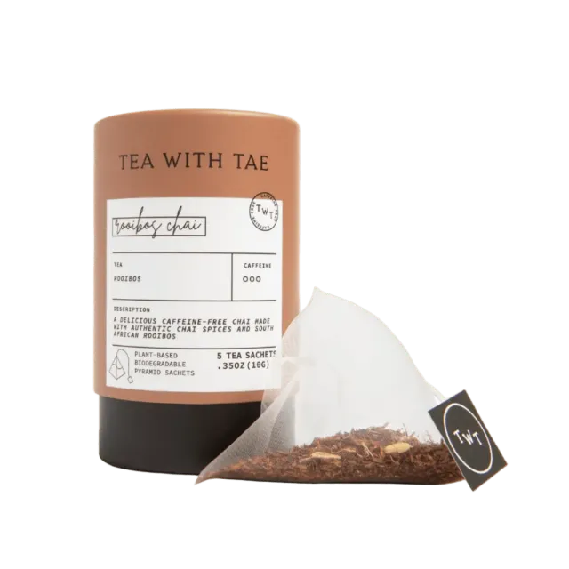 Tea with Tae Rooibos Chai urtete tube 5 breve