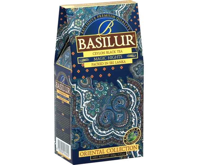 Basilur Magic Nights sort te 100g refill