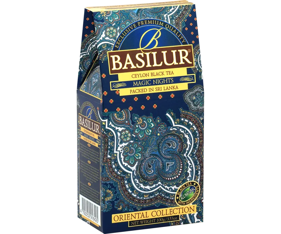 Basilur Magic Nights sort te 100g refill