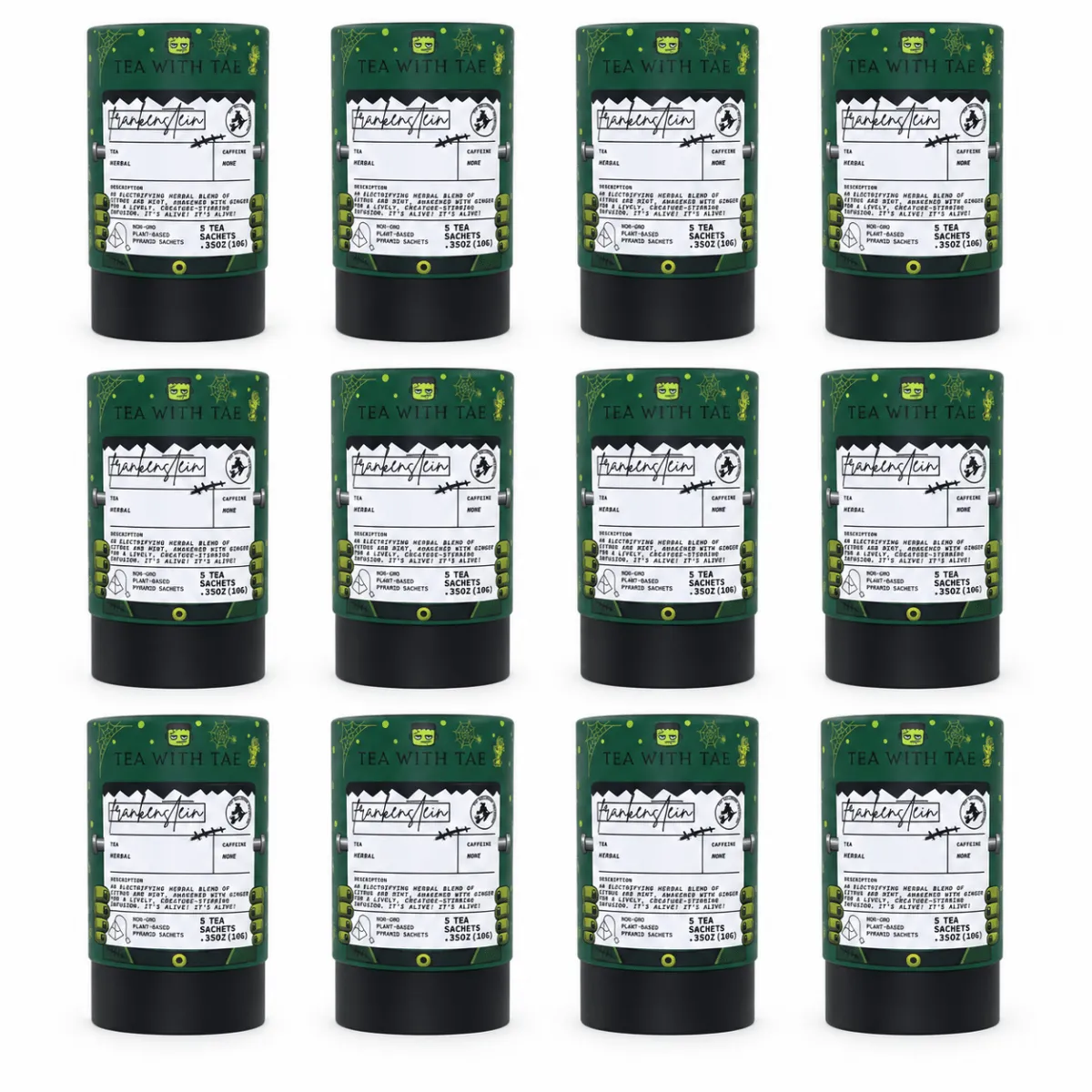 Tea with Tae Frankenstein urtete 4-pak tube citrus mynte