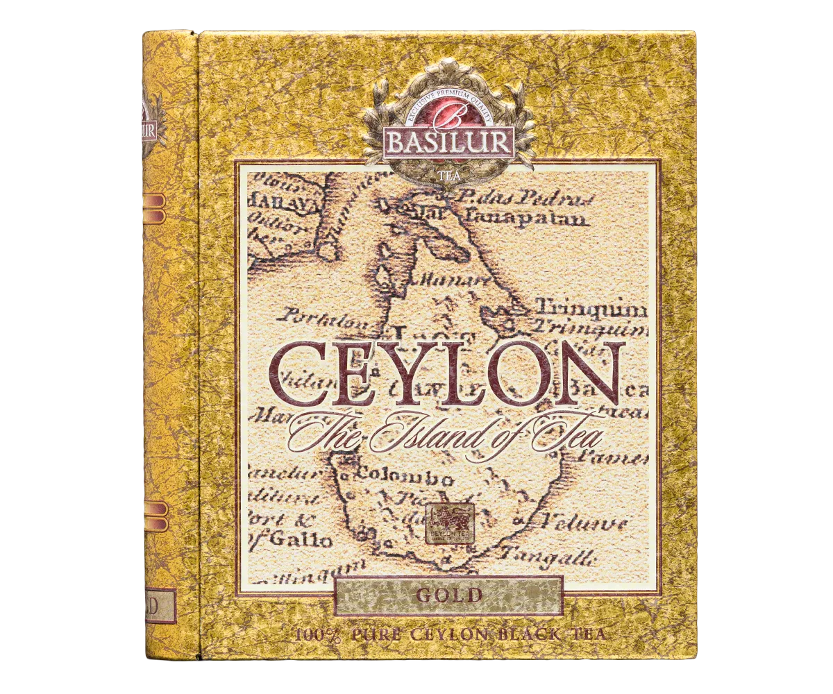 Basilur Island of Tea Gold Tea Book sort te Ceylon