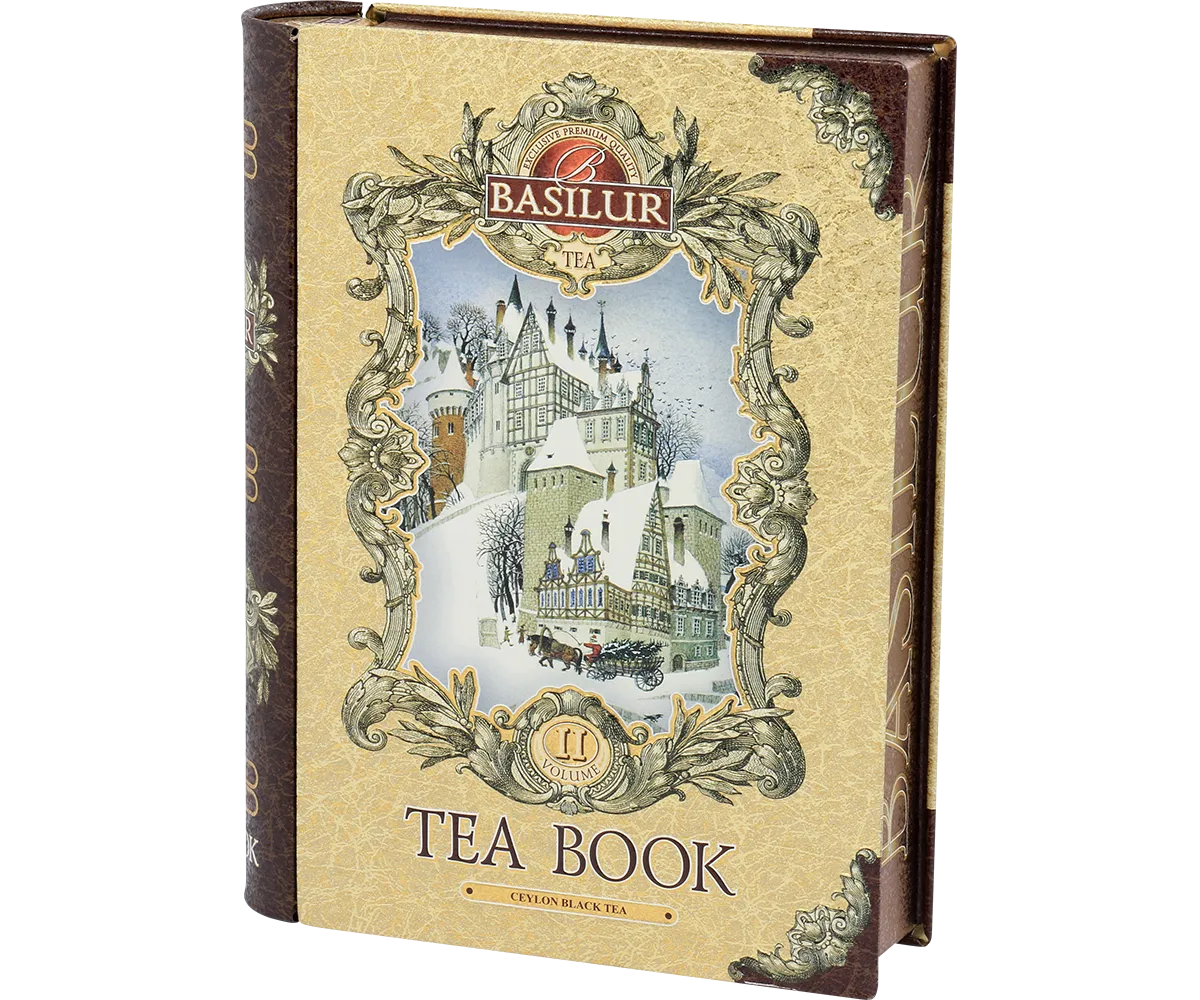 Basilur Tea Book II sort te 100g papaya blomst