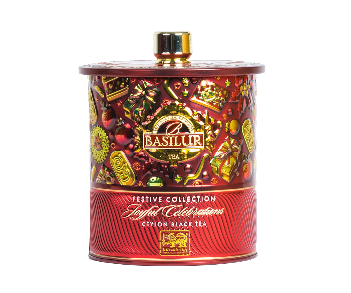Basilur Festival Joyful Celebration sort te 75g appelsin