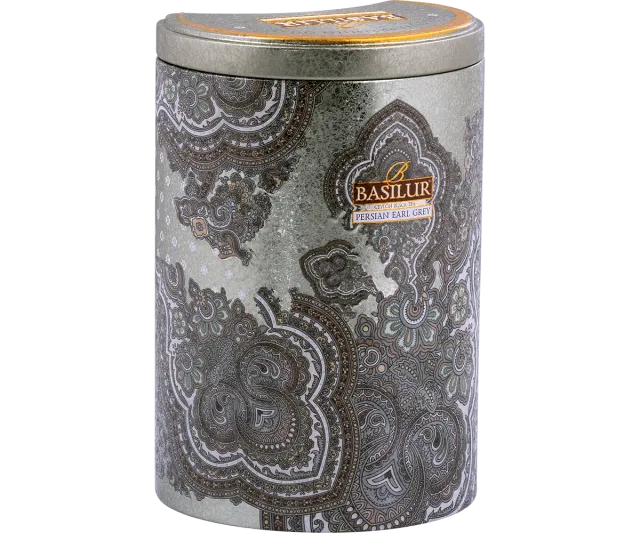 Basilur Persian Earl Grey Tin Caddy sort te 100g citrus