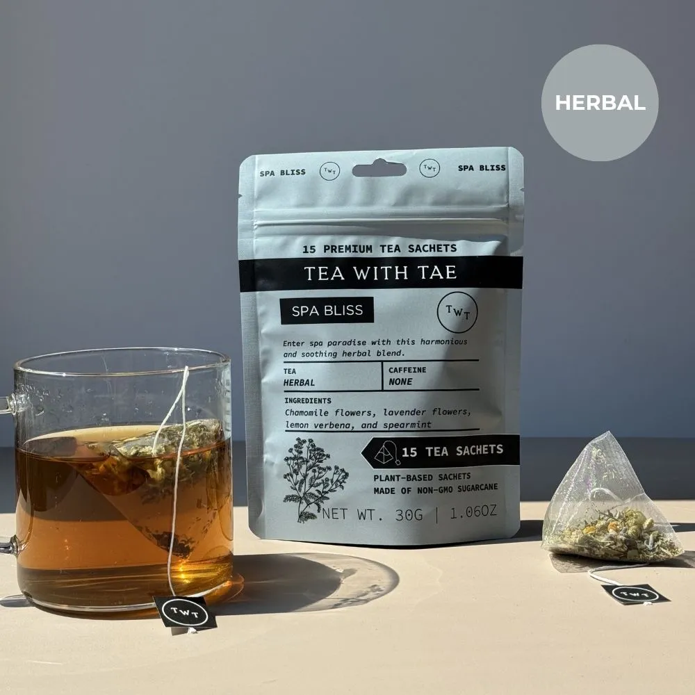 Tea with Tae Spa Bliss urtete 30 breve koffeinfri