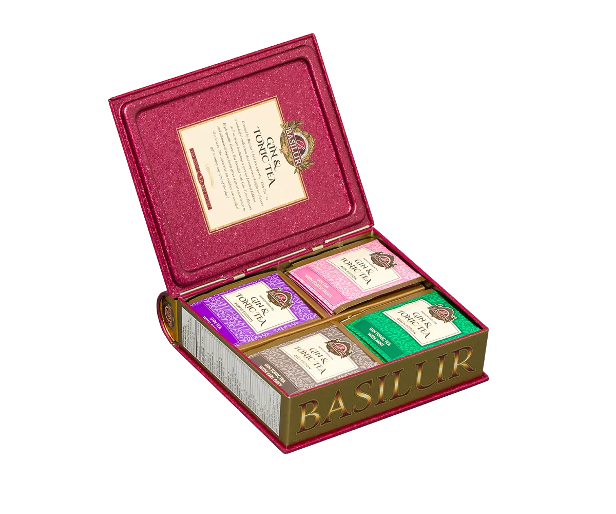 Basilur Gin & Tonic Tea Red te 32 breve alkoholfri