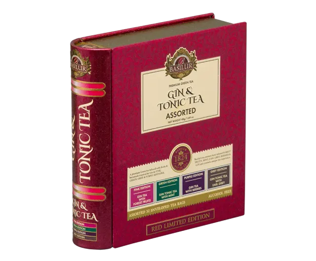 Basilur Gin & Tonic Tea Red te 32 breve alkoholfri
