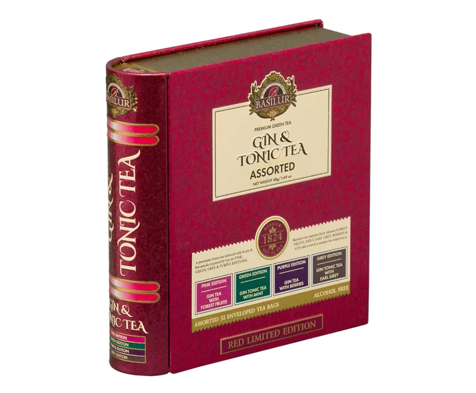 Basilur Gin & Tonic Tea Red te 32 breve alkoholfri