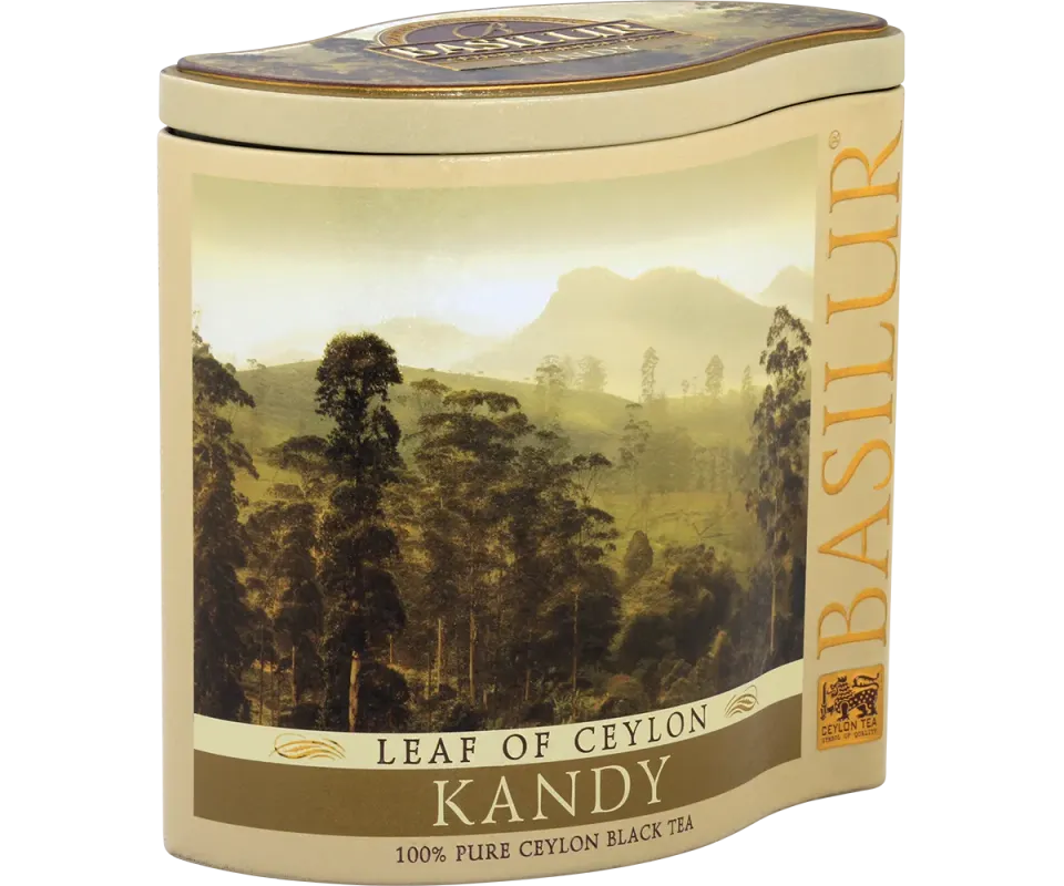 Basilur Leaf of Ceylon Kandy løs te 100g fyldig