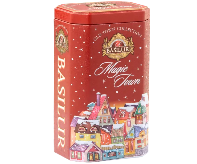 Basilur Old Town Magic Town sort te 75g honningkage