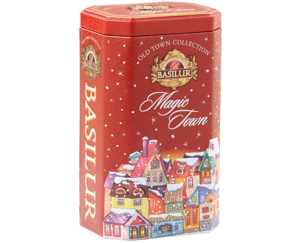 Basilur Old Town Magic Town sort te 75g honningkage