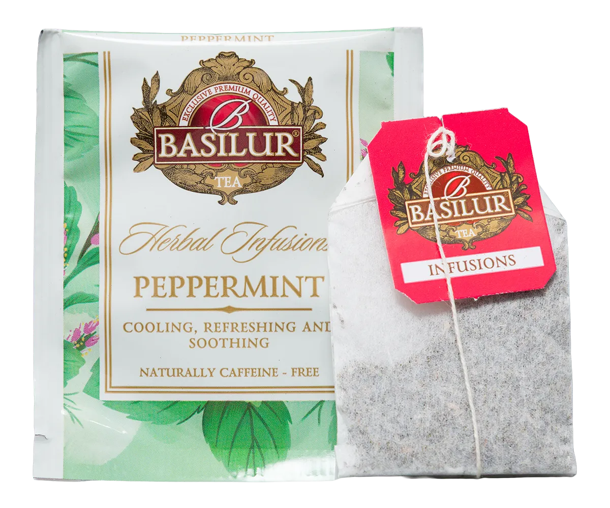 Basilur Herbal Infusions Peppermint urtete 20 breve mynte