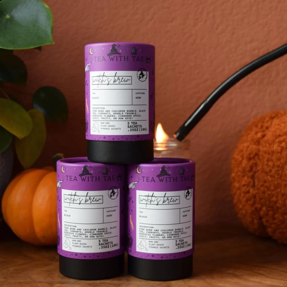 Tea with Tae Witch's Brew sort te 5 breve solbær kanel