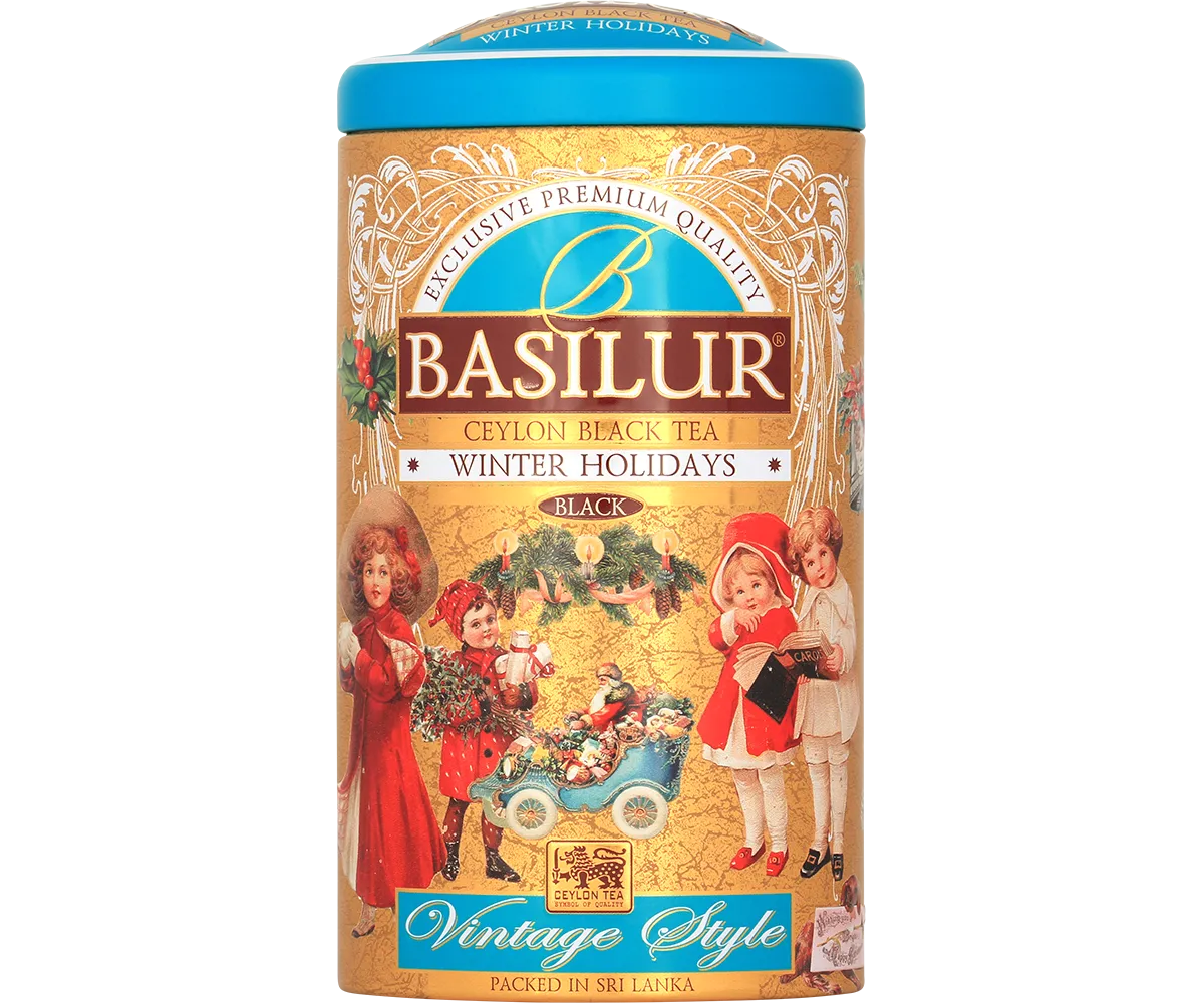 Basilur Winter Holiday løs te 100 g metal