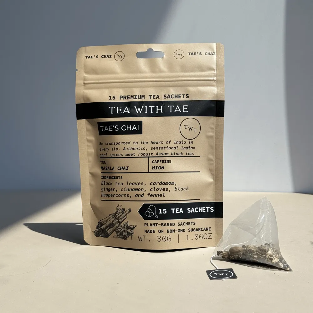 Tea with Tae Tae's Chai tebreve 15 stk krydret sort te