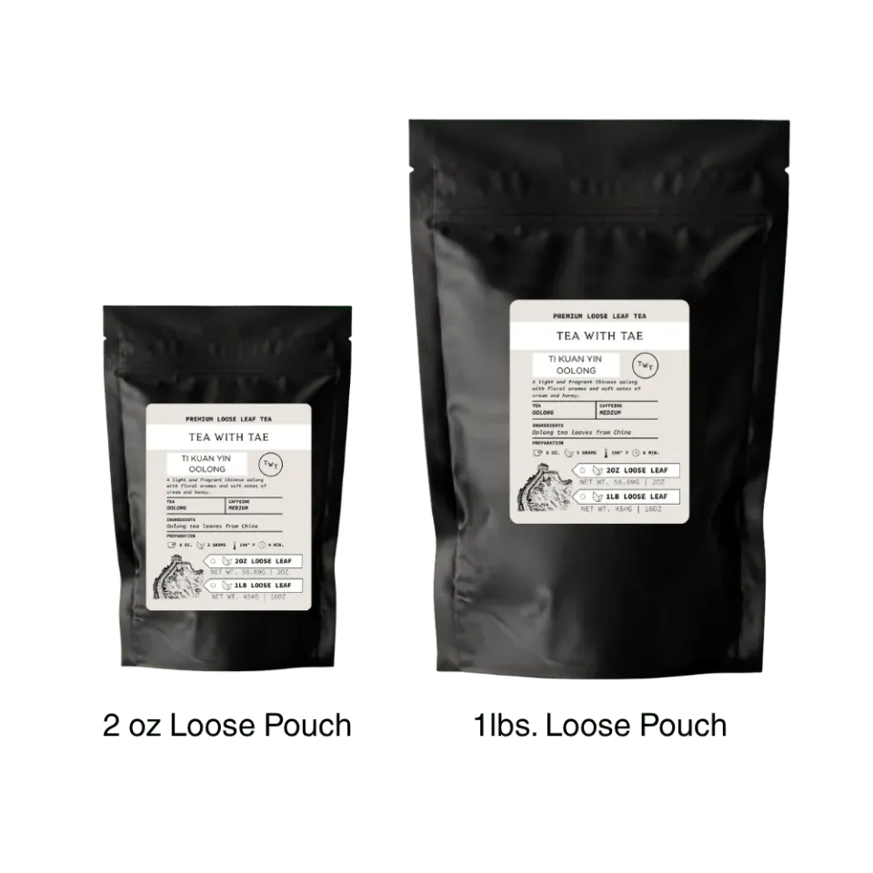 Tea with Tae Ti Kuan Yin oolong løs te 57g mild