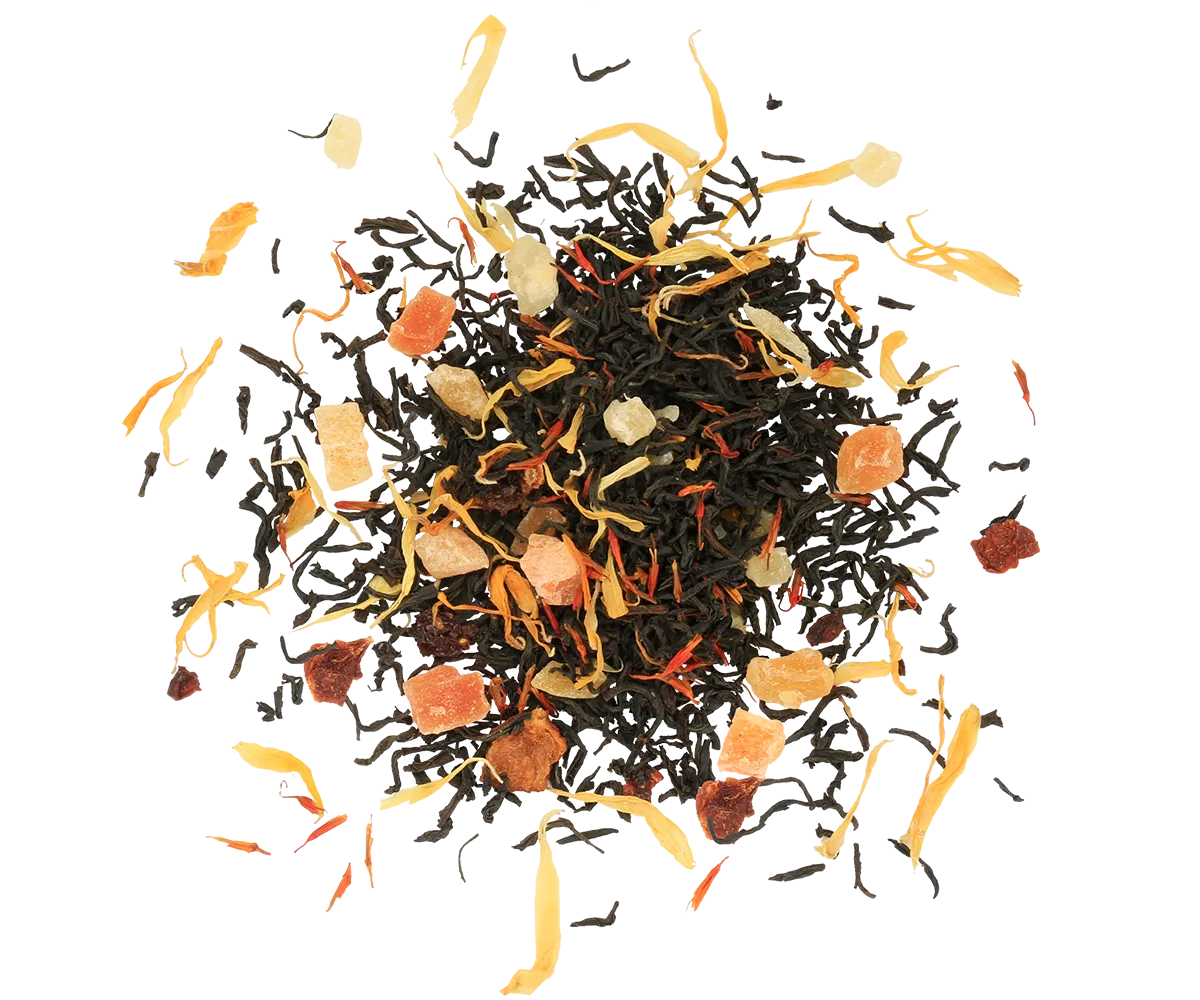 Basilur Tea Book II sort te 100g papaya blomst