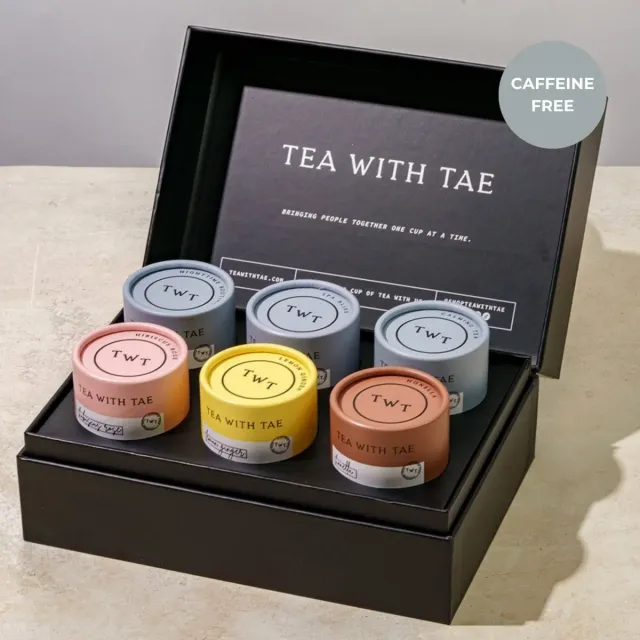 Tea with Tae Bento Box koffeinfri te 6-pak urtete gave