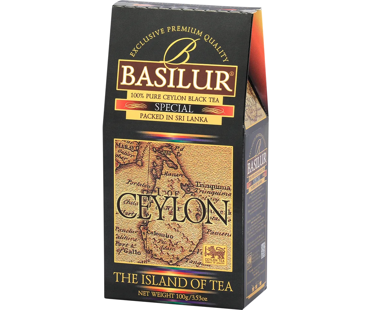 Basilur The Island of Tea Special sort løs te 100 g blomstret