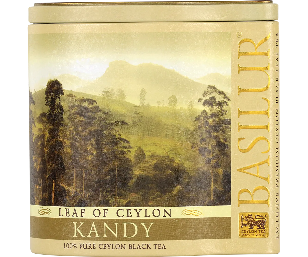 Basilur Leaf of Ceylon Kandy løs te 100g fyldig