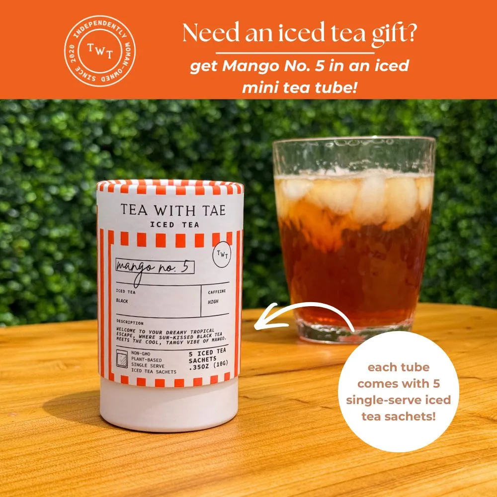 Tea with Tae Mango No. 5 sort iste 10 breve mango