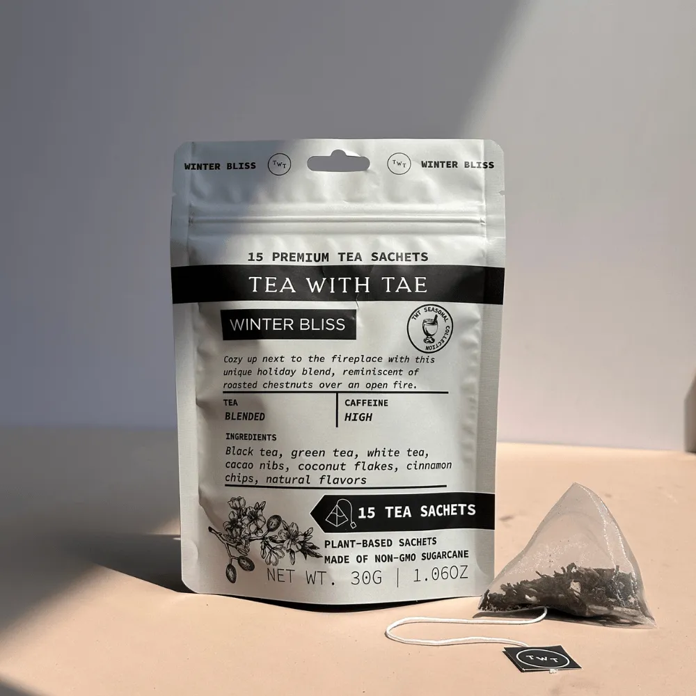 Tea with Tae Winter Bliss Pouch te 15 breve chokolade