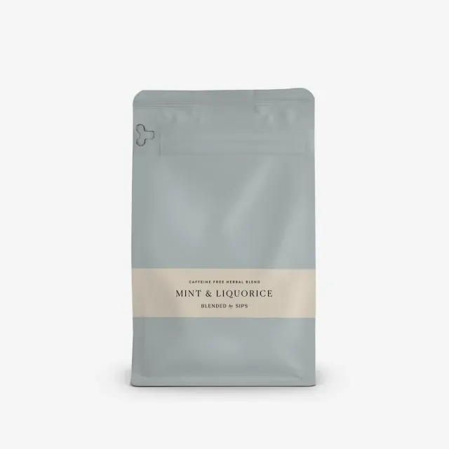 By SIPS Mint & Liquorice urtete mynte lakrids koffeinfri
