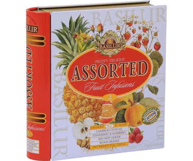 Basilur Fruity Delights frugt tebreve 32 stk 4 smage