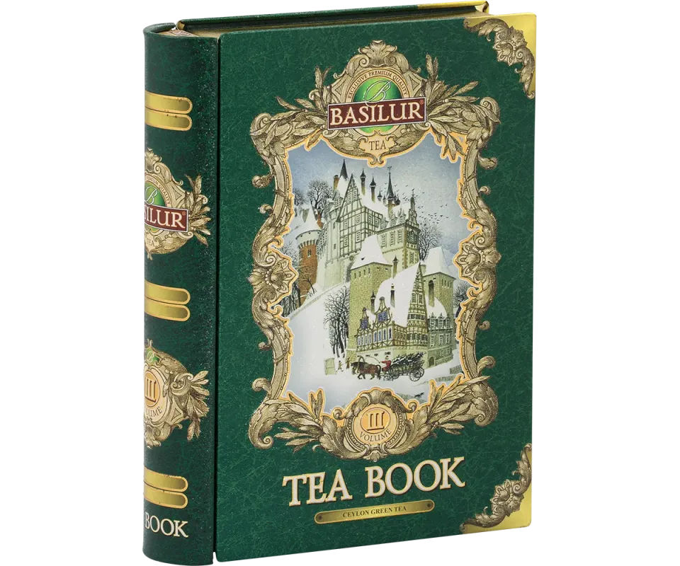 Basilur Tea Book III Fruity grøn te 100g jordbær