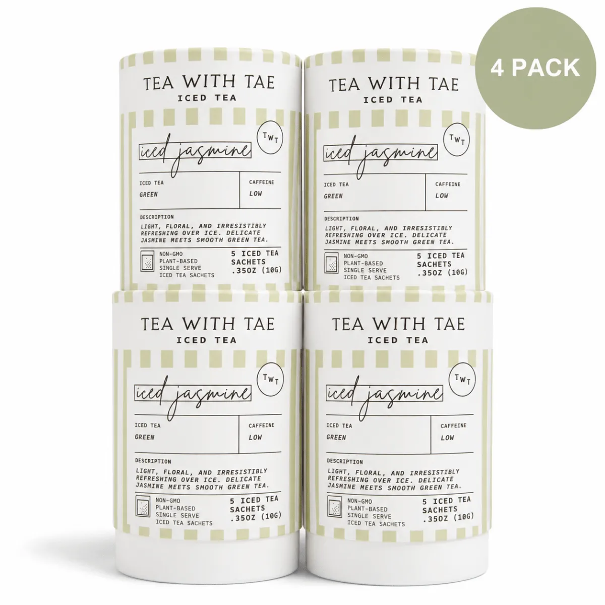 Tea with Tae Jasmin Grøn iste 5 breve mild