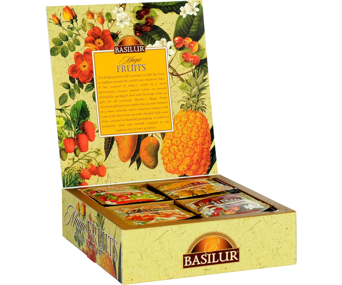Basilur Magic Fruits Assortment frugtte 40 breve frisk frugt