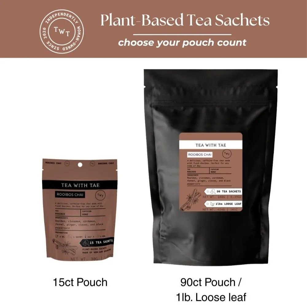 Tea with Tae Rooibos Chai te 30 breve koffeinfri