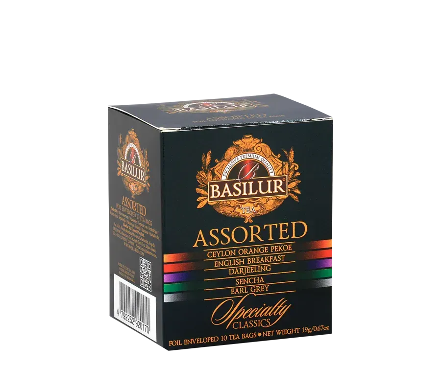 Basilur Specialty Classics sort te 10 breve dåse