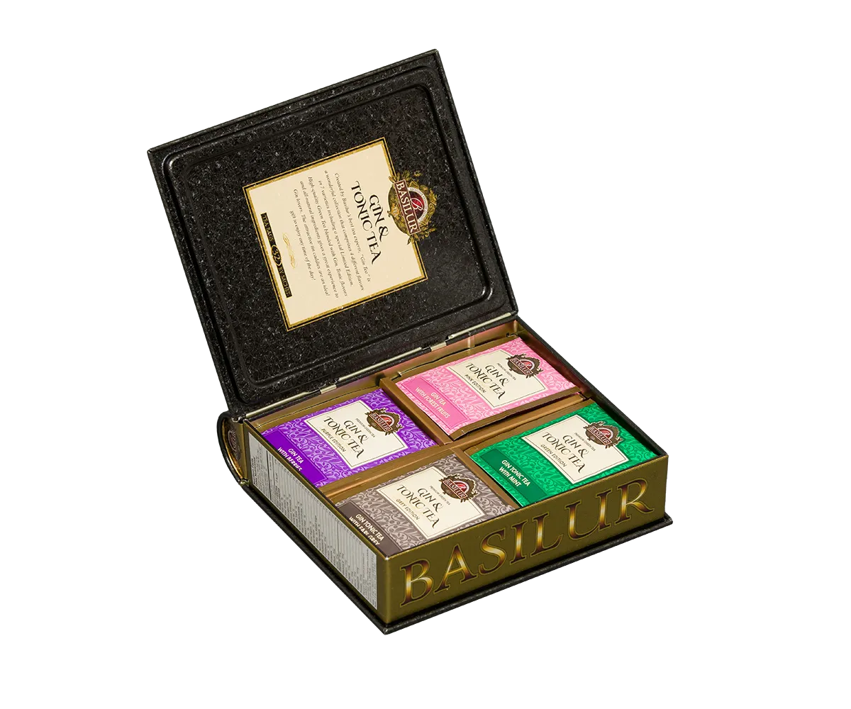 Basilur Gin Tonic Tea Black Limited te 32 breve citrus