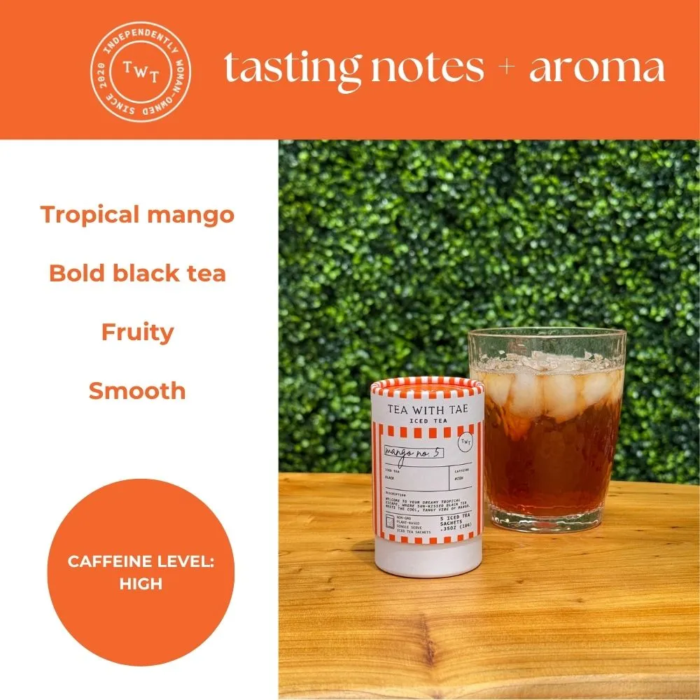 Tea with Tae Mango No. 5 sort iste 5 breve mango