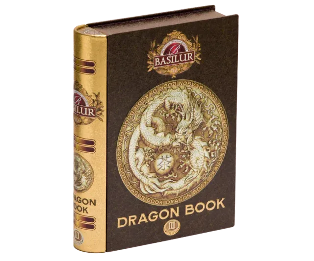 Basilur Dragon Collection Vol III sort te 100g ren