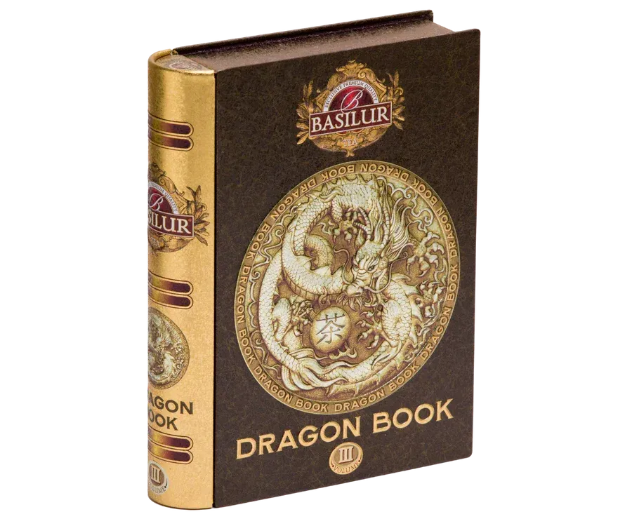 Basilur Dragon Collection Vol III sort te 100g ren