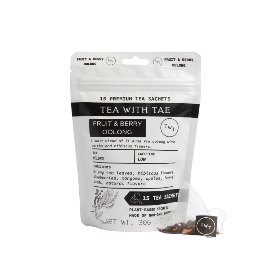 Tea with Tae Fruit & Berry oolong te 30 breve frugt